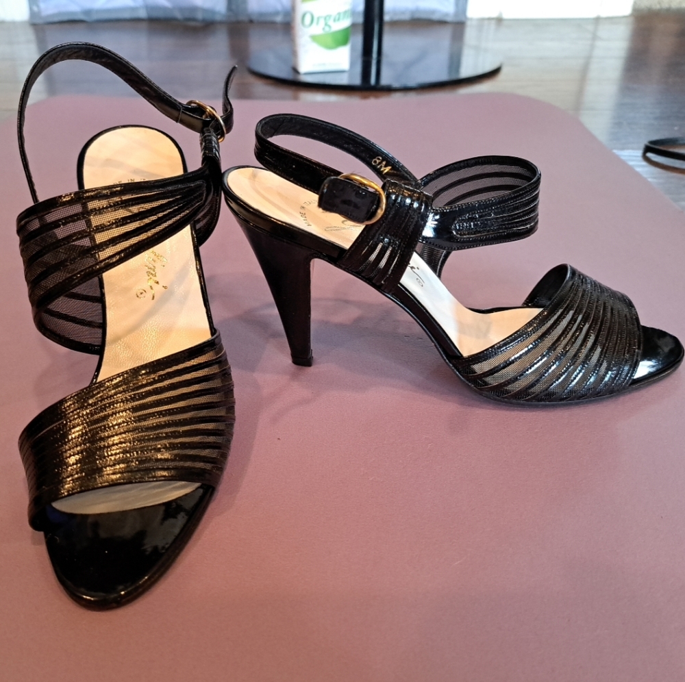 Garoline Sling High Heels shoes. 8M. made in italy